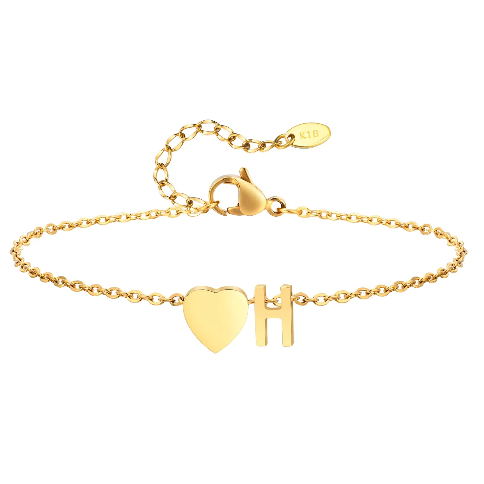 Bracelet Cheville Initiale