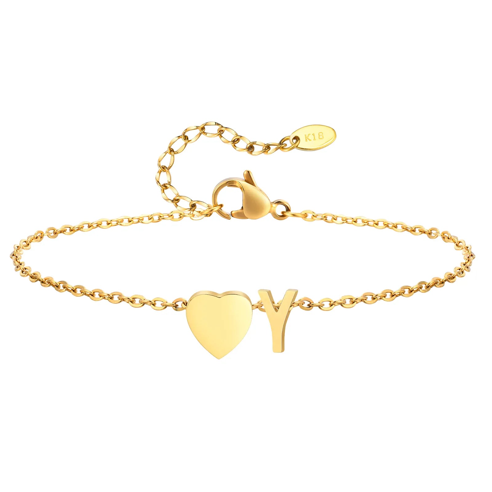 Bracelet Cheville Initiale