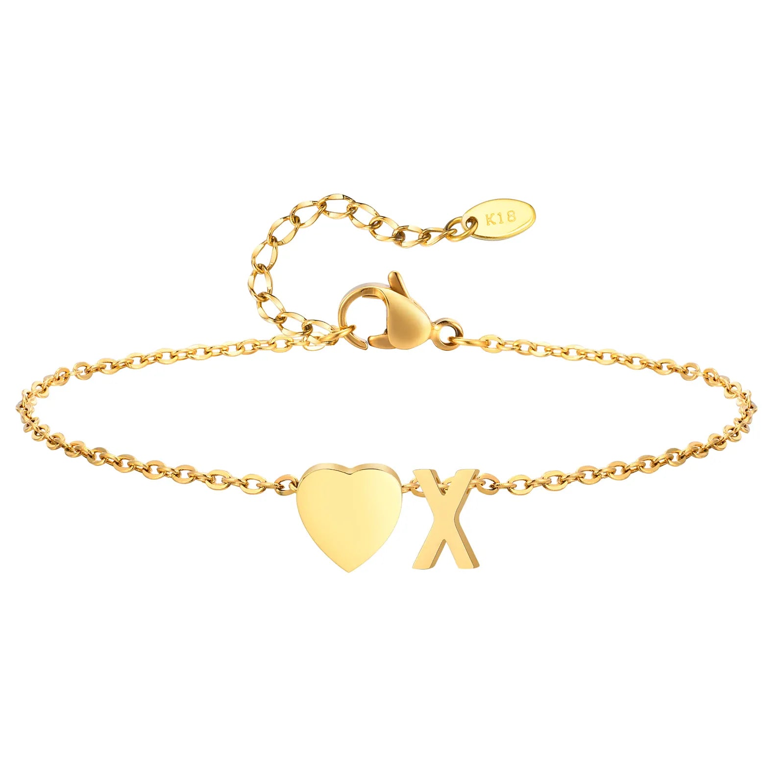 Bracelet Cheville Initiale