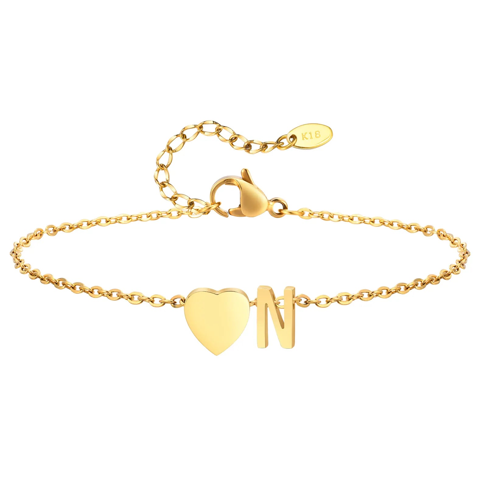 Bracelet Cheville Initiale