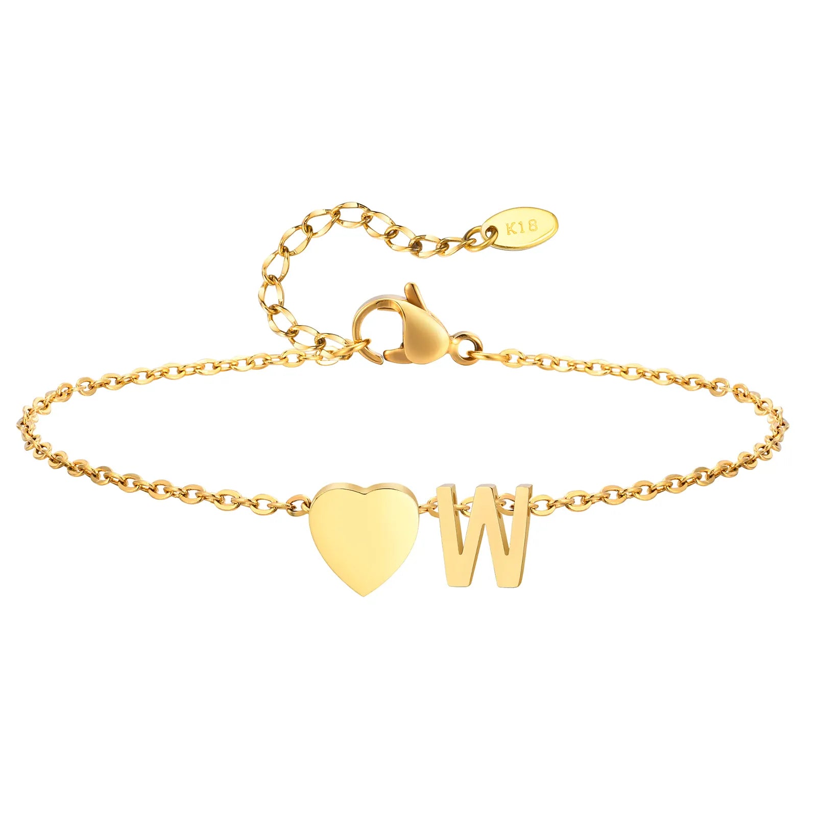 Bracelet Cheville Initiale
