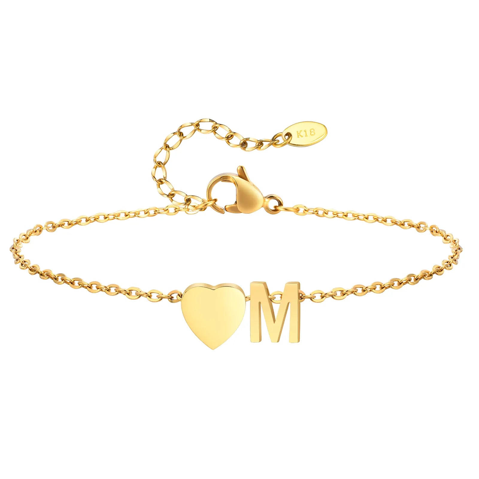 Bracelet Cheville Initiale