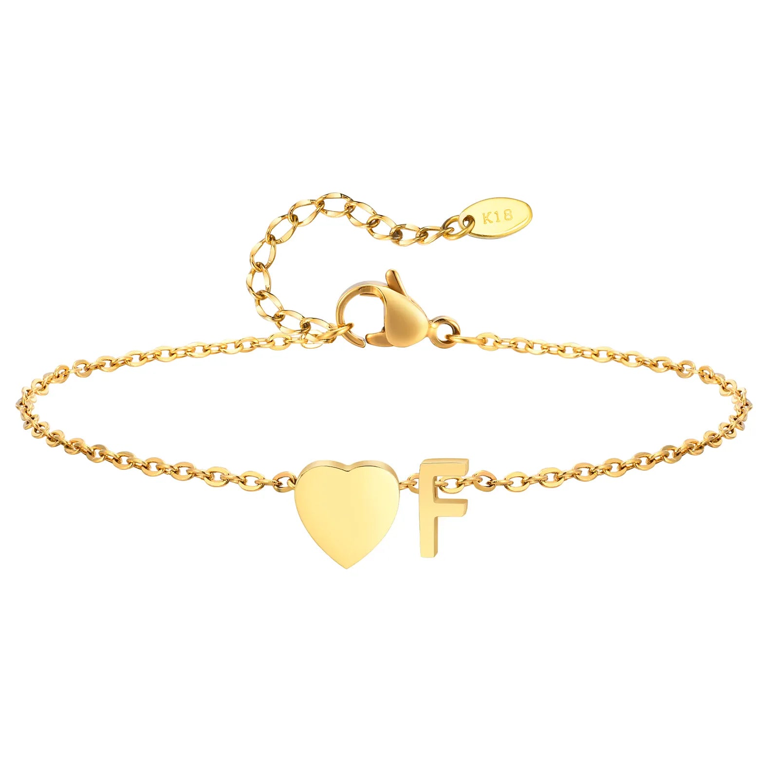 Bracelet Cheville Initiale