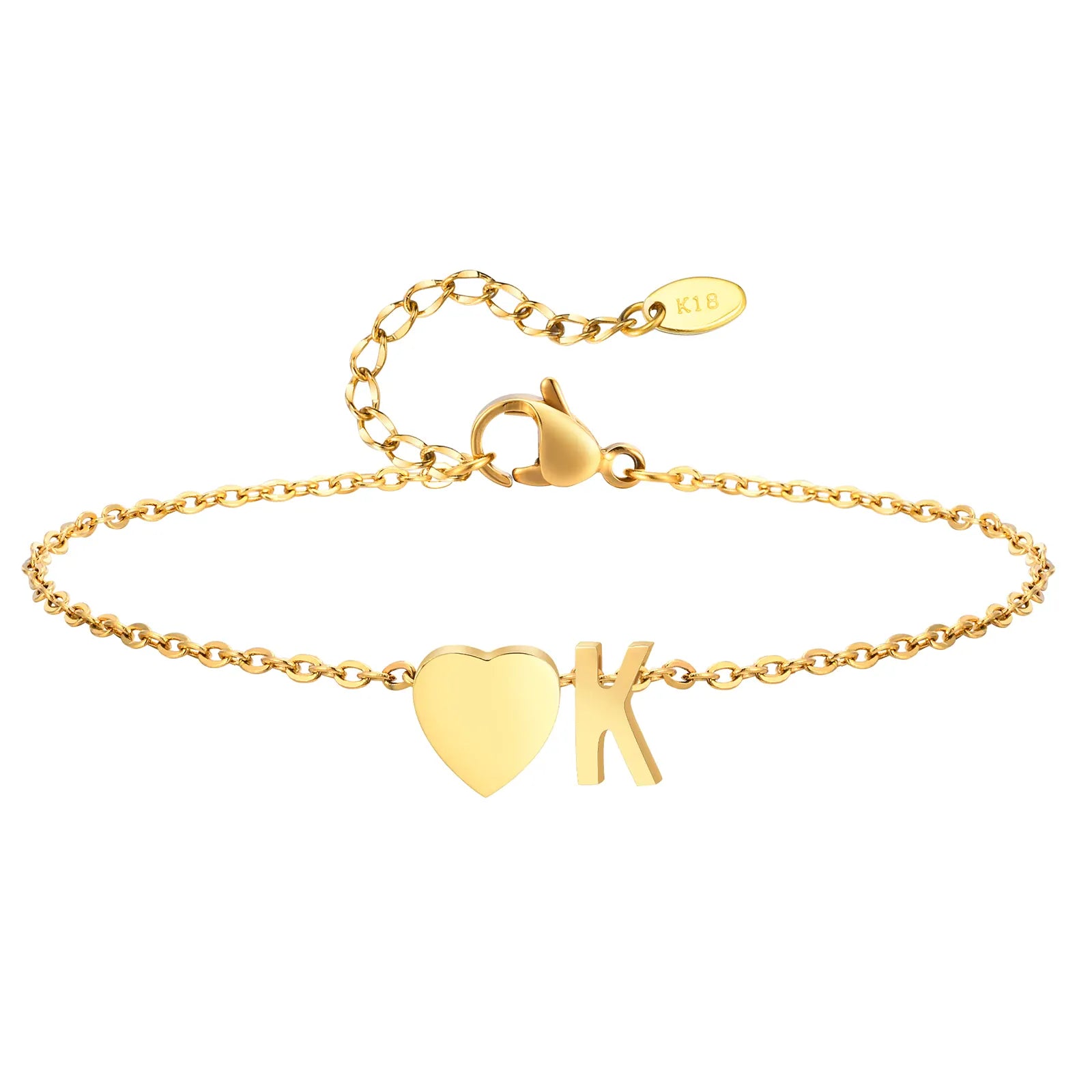 Bracelet Cheville Initiale
