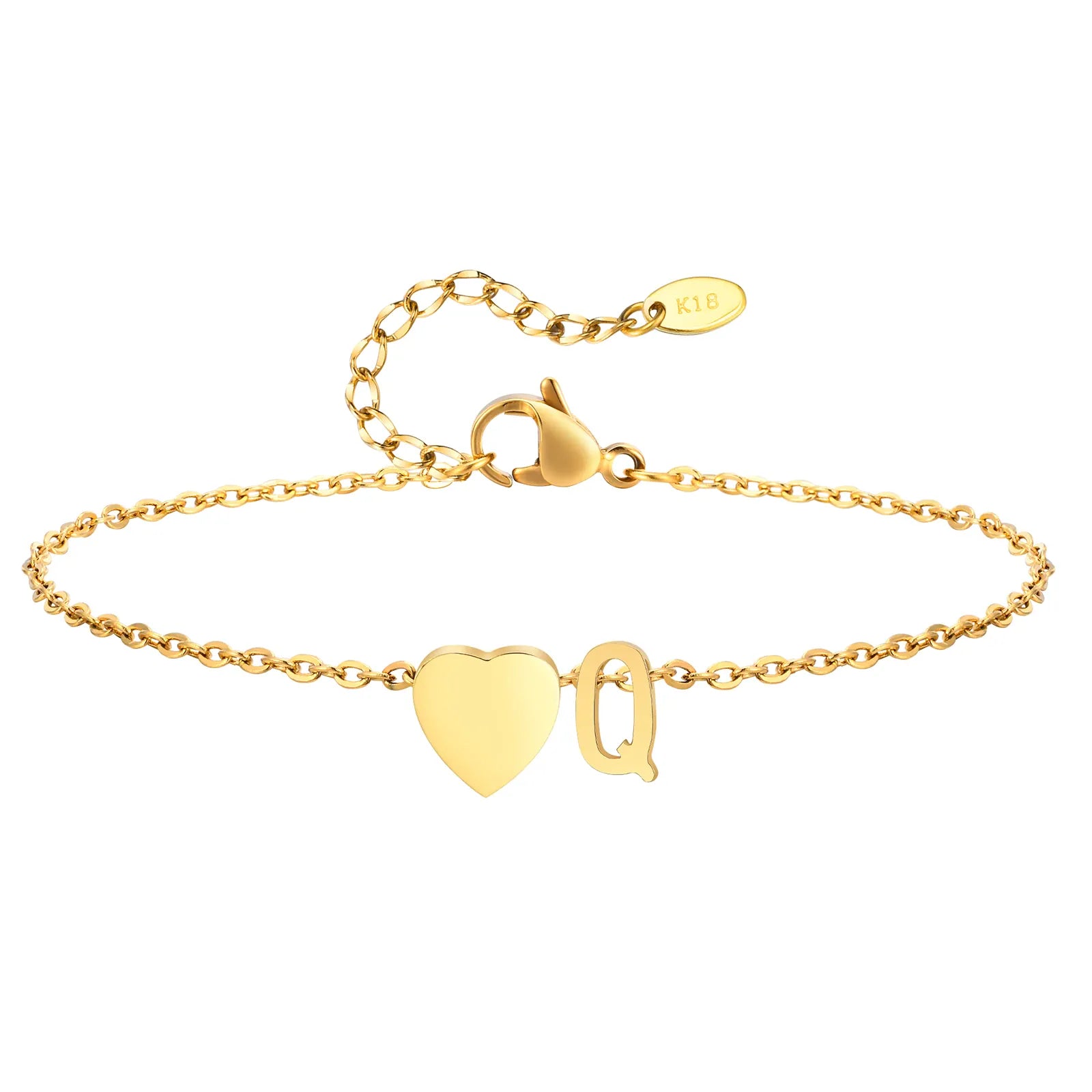 Bracelet Cheville Initiale