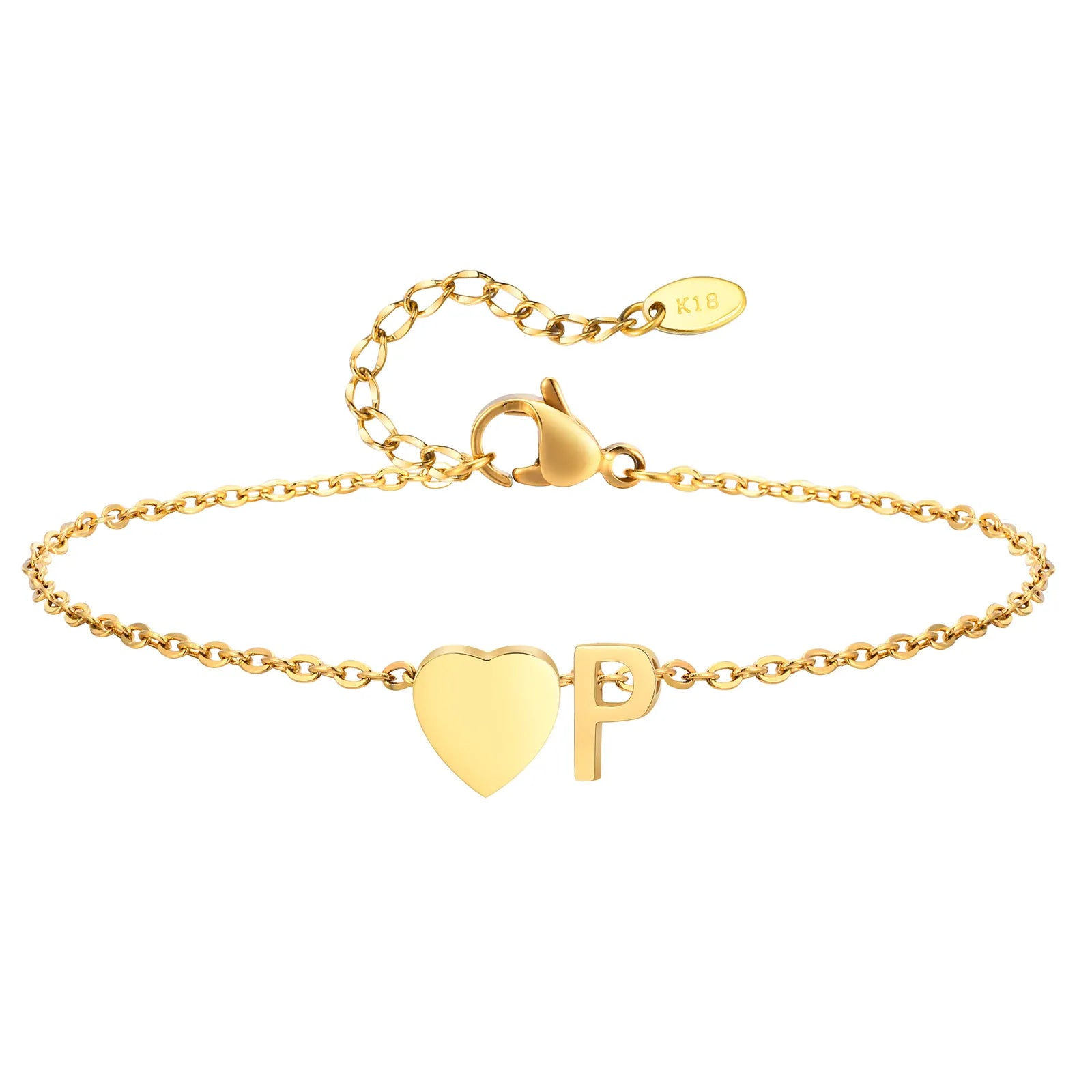 Bracelet Cheville Initiale