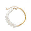 Bracelet Cheville Perle Blanche