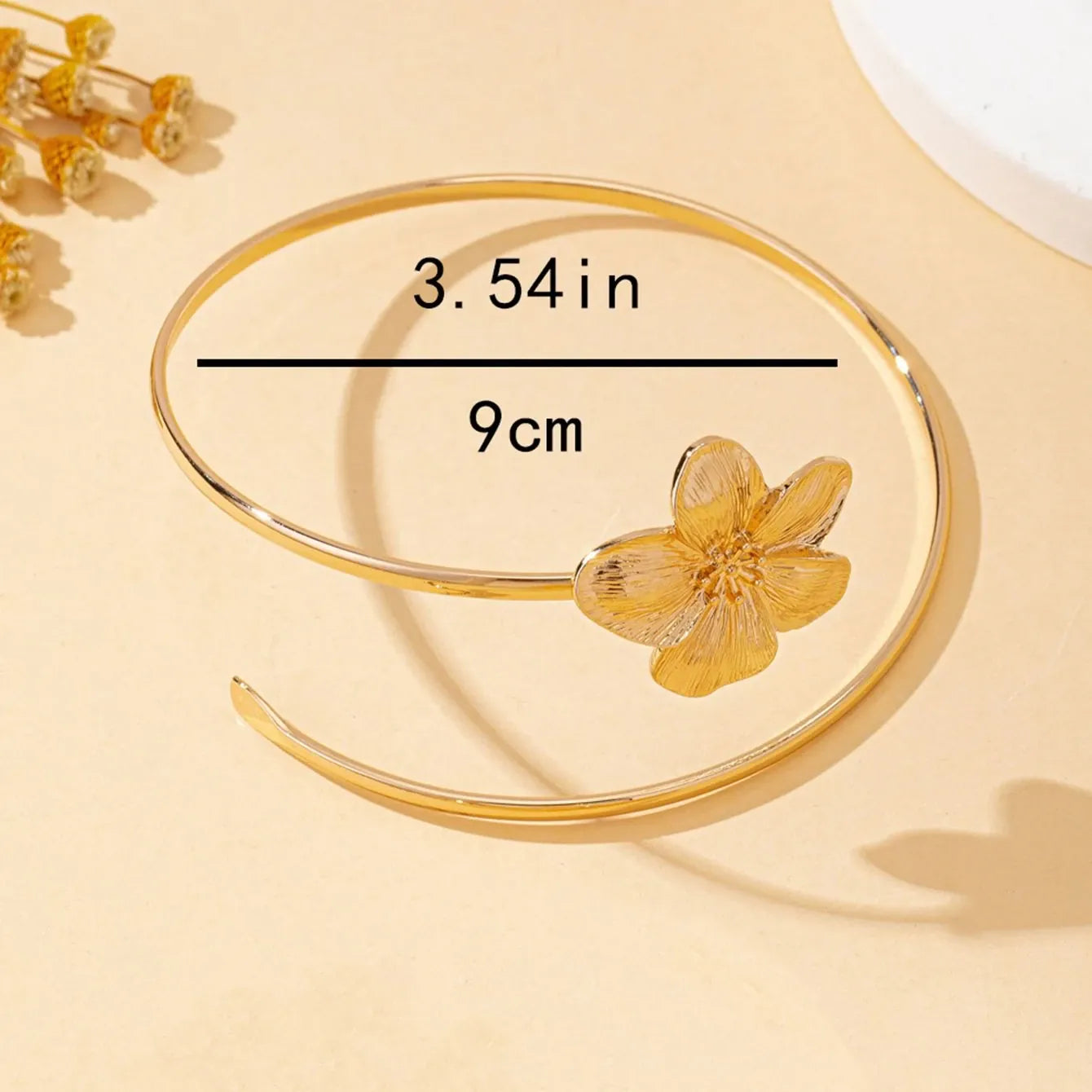 Bracelet de Bras Or Fleur