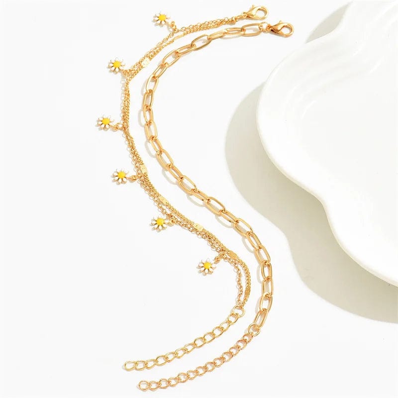 Bracelet de Cheville Fleur