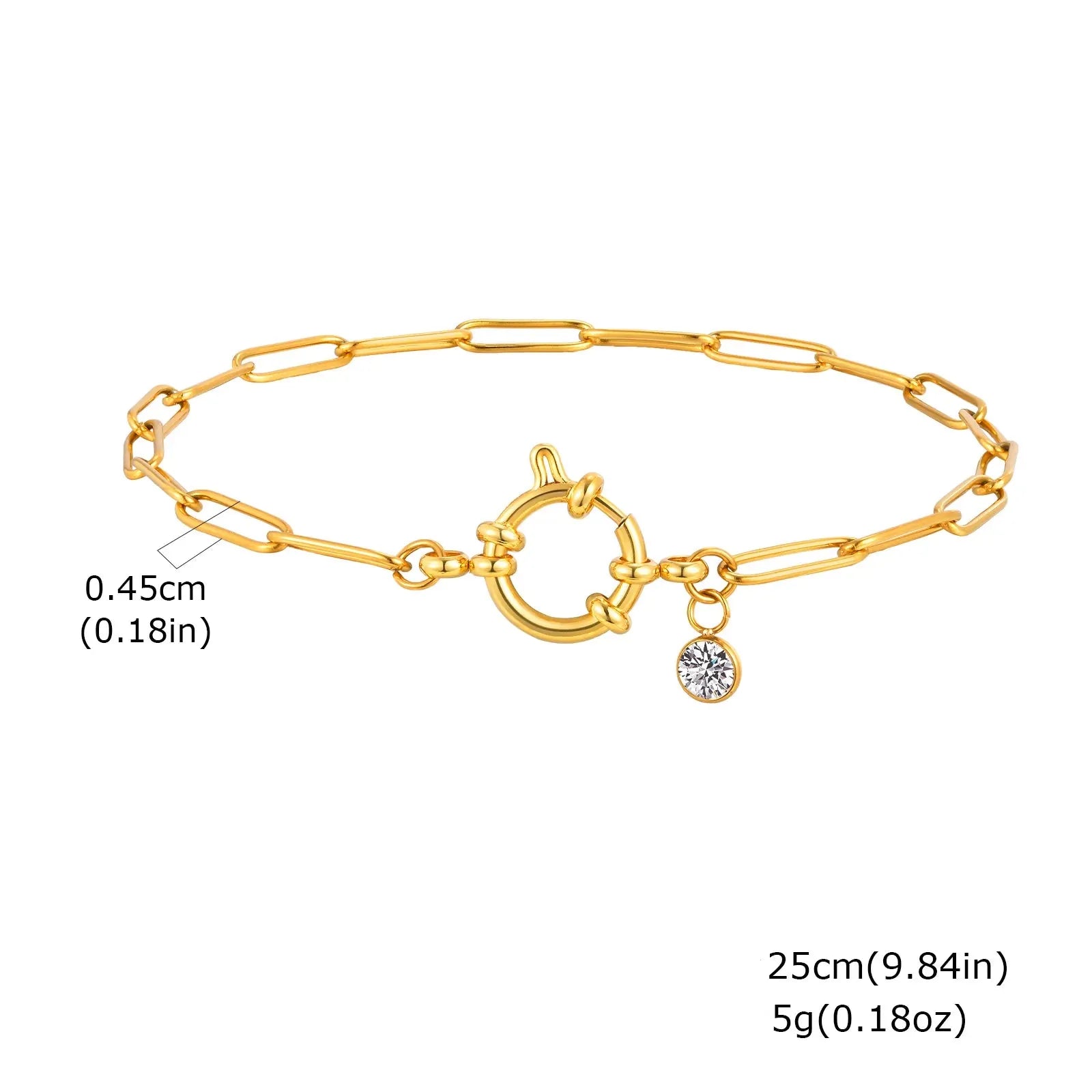 Bracelet de cheville pour Charms