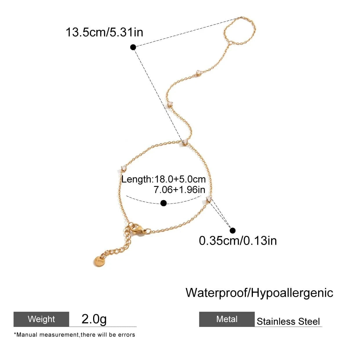 Bracelet de Main Femme