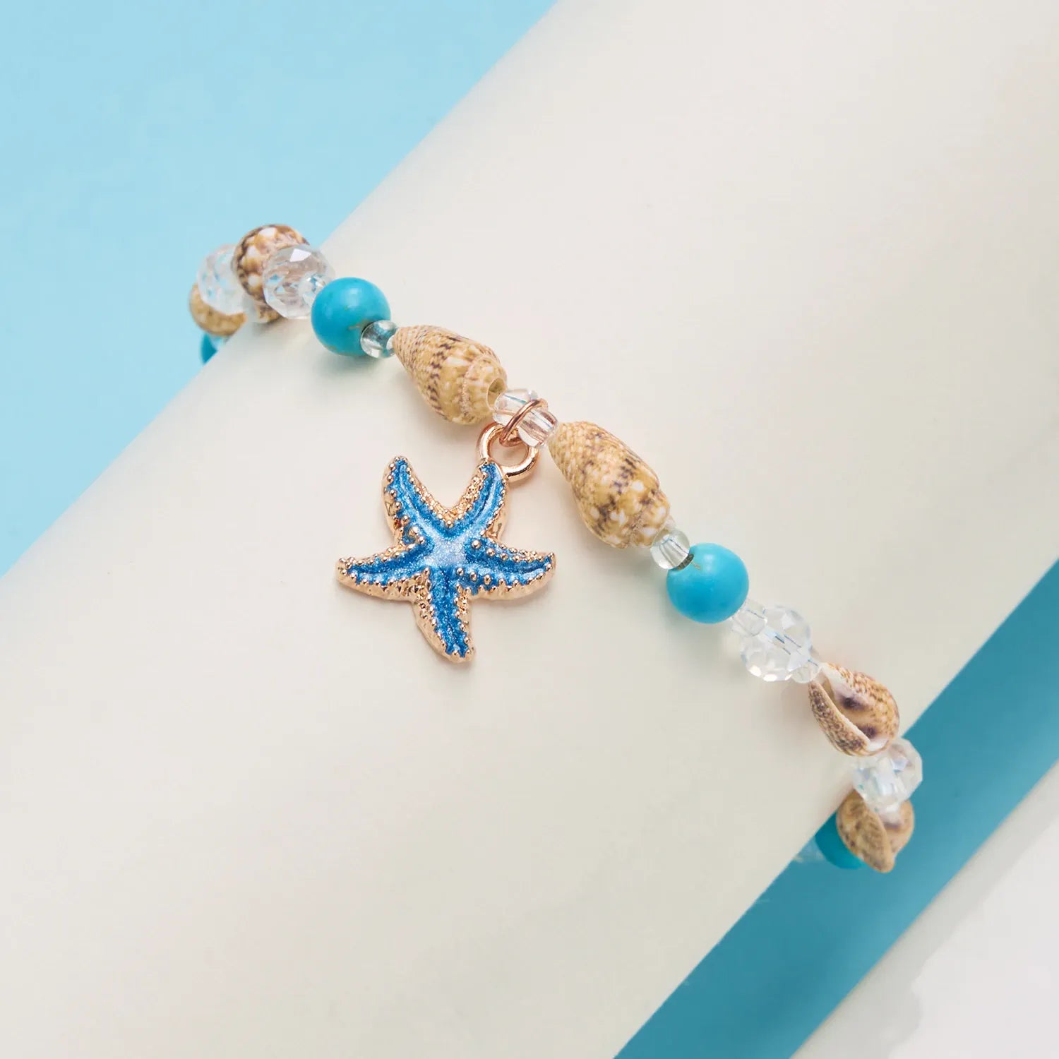 Bracelet de Pied Perles Colorées