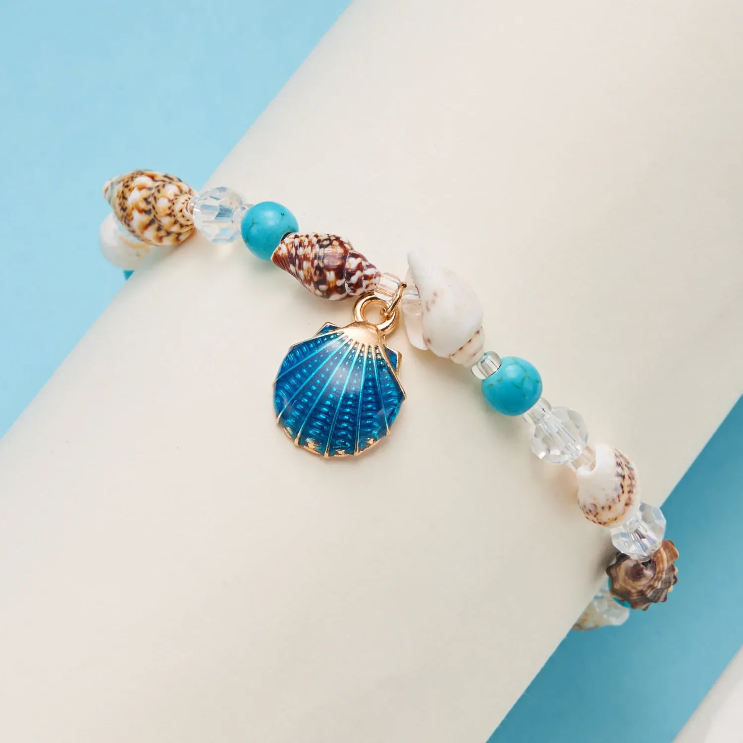 Bracelet de Pied Perles Colorées