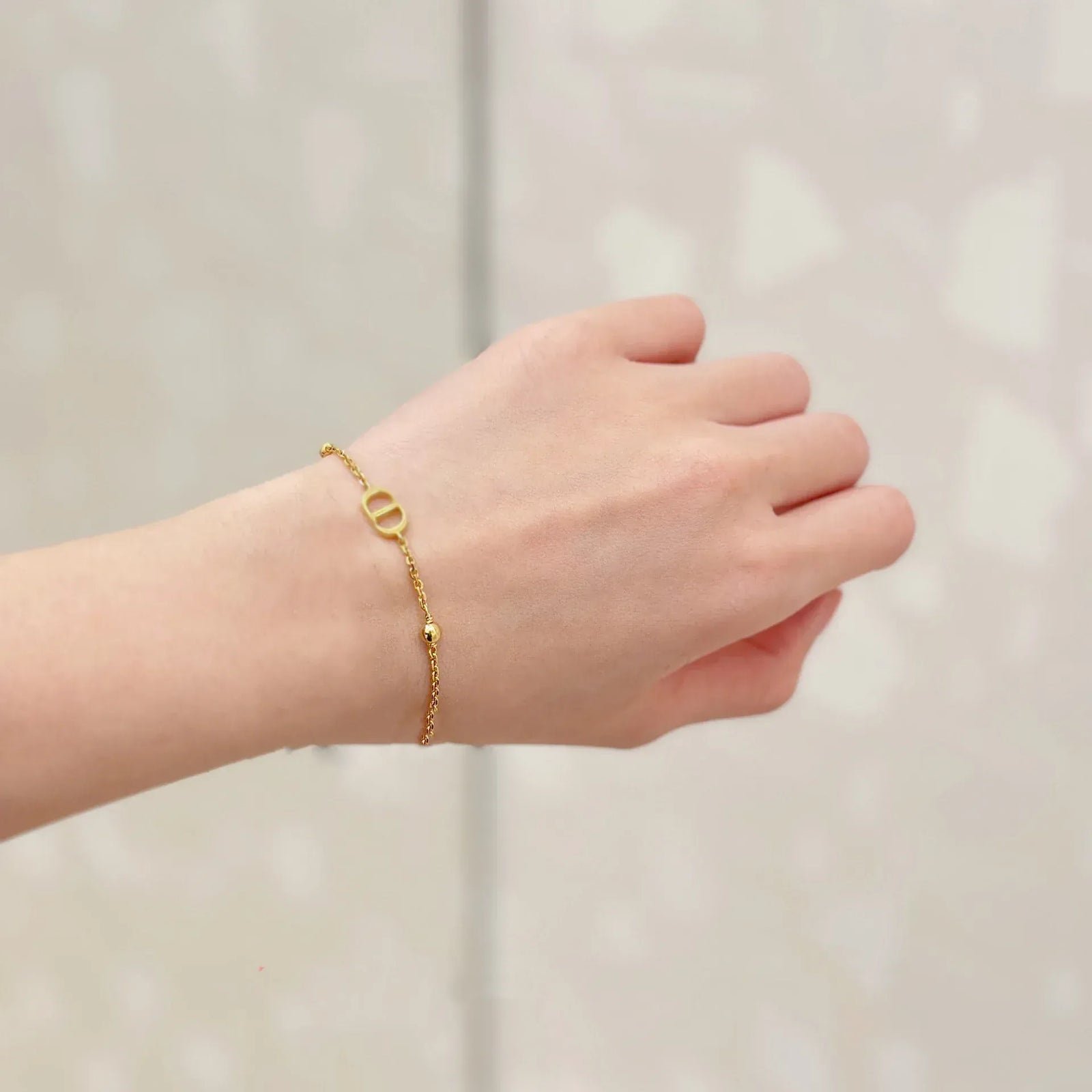 Bracelet en Or Grain de Café