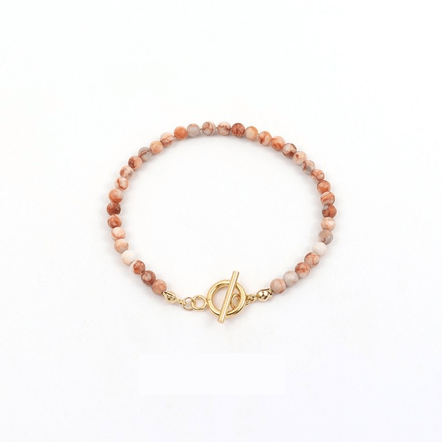 Bracelet fermoir t perle