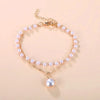 Bracelet fin perle femme