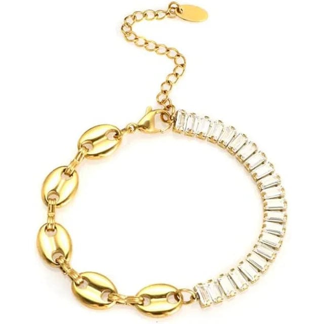 Bracelet Graine de Café Zirconium