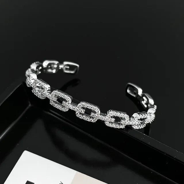 Bracelet Grains de Café Strass