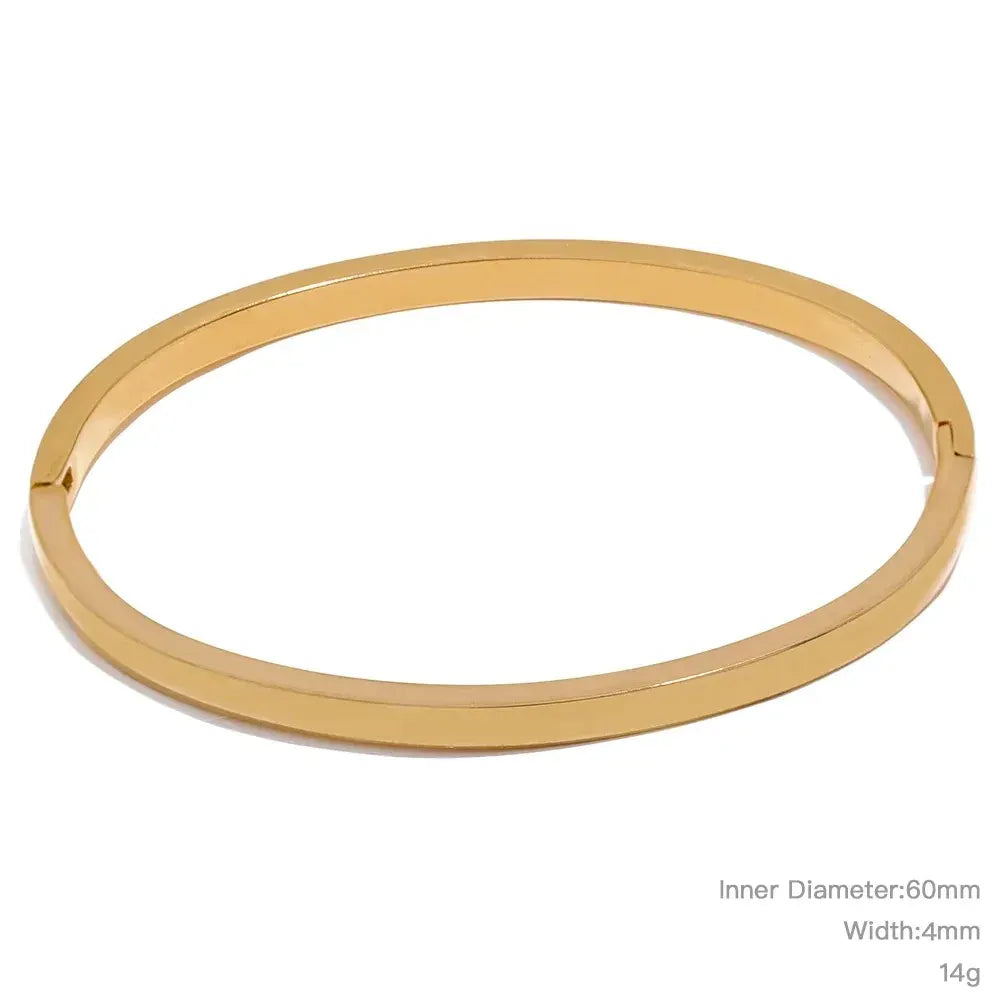 Bracelet Jonc Acier Inoxydable
