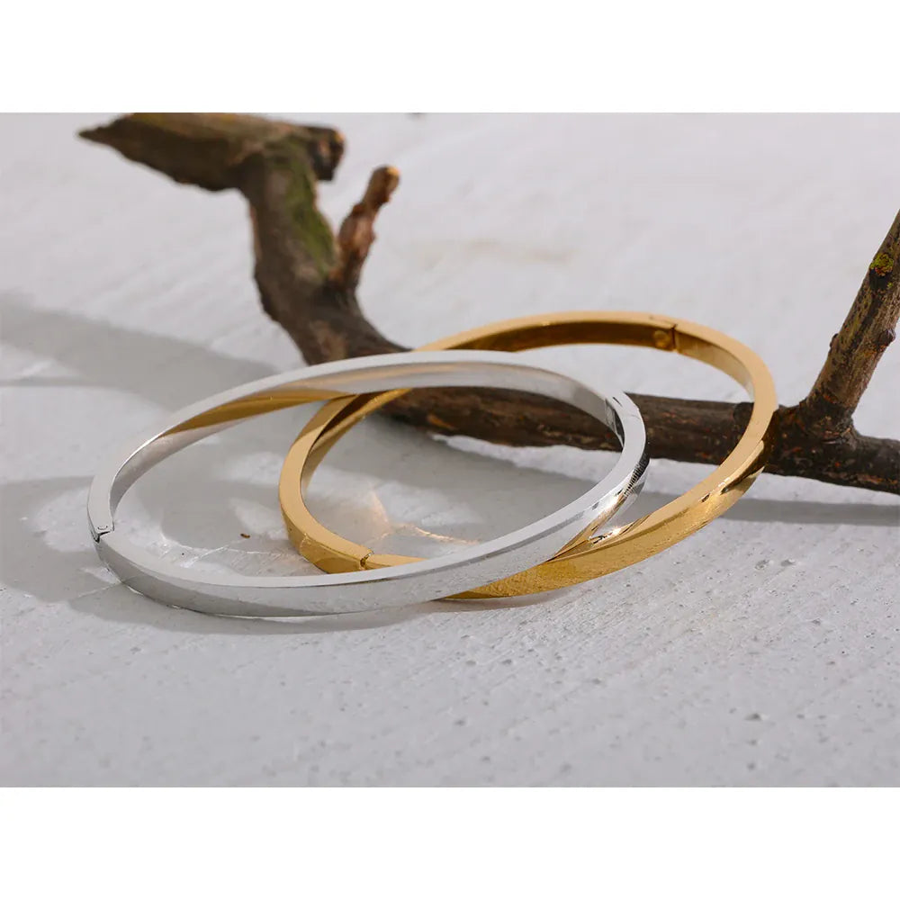 Bracelet Jonc Acier Inoxydable