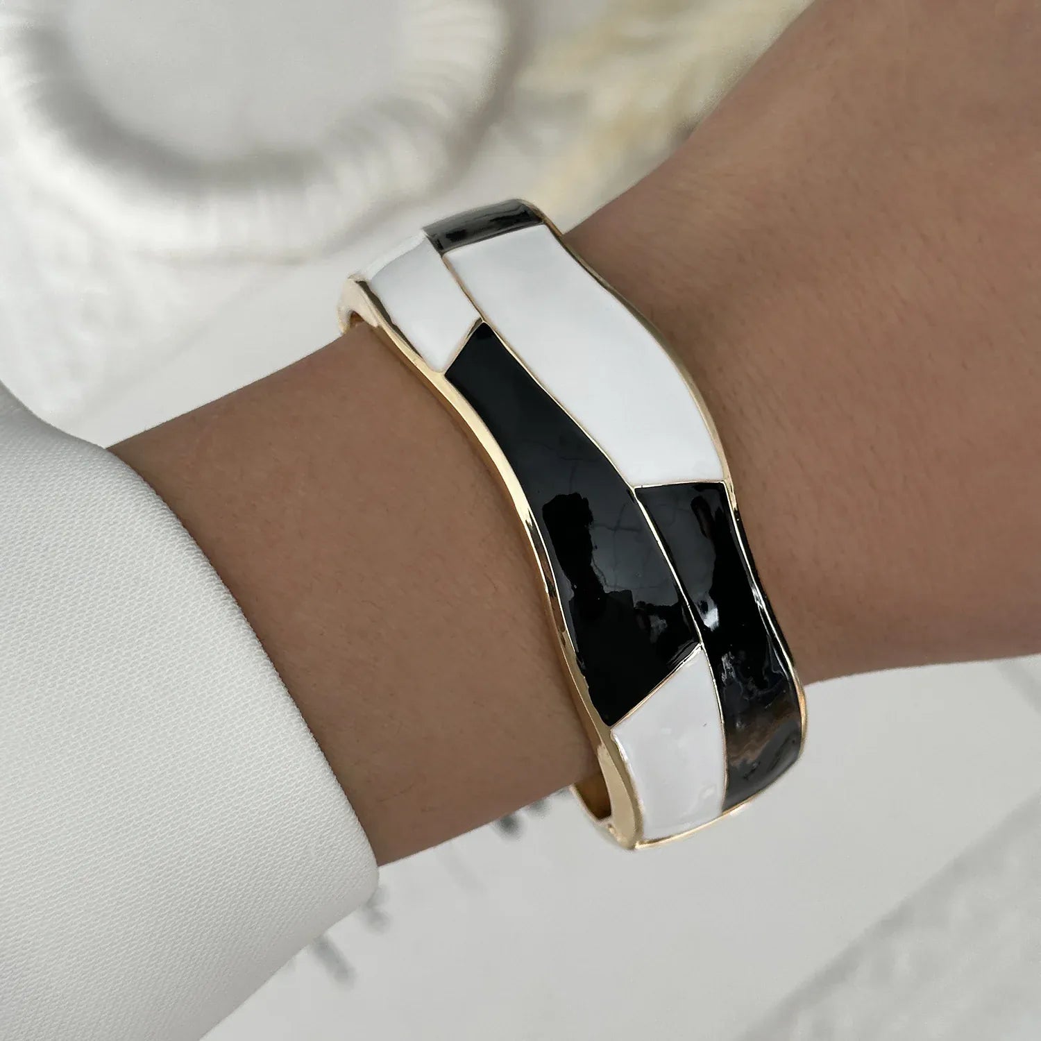 Bracelet Jonc Blanc
