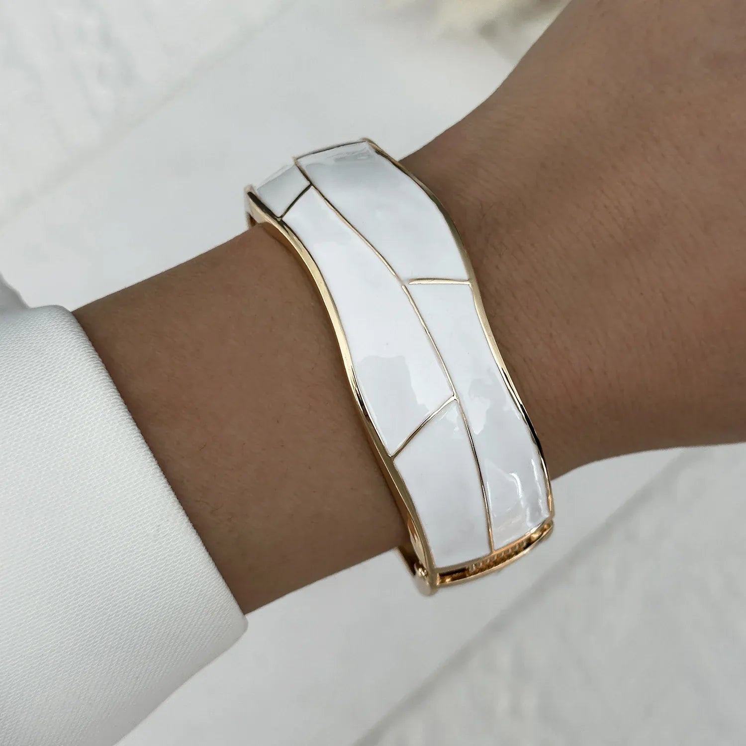 Bracelet Jonc Blanc