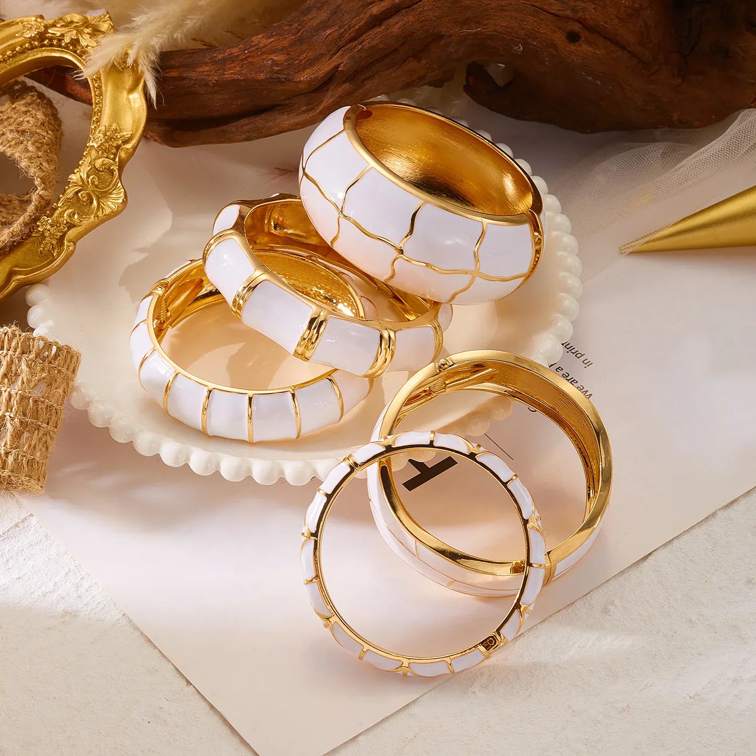 Bracelet Jonc Blanc