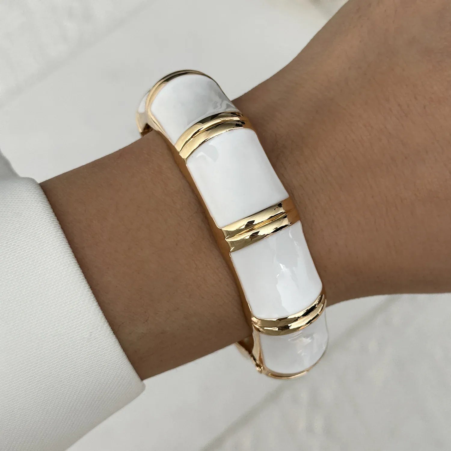 Bracelet Jonc Blanc