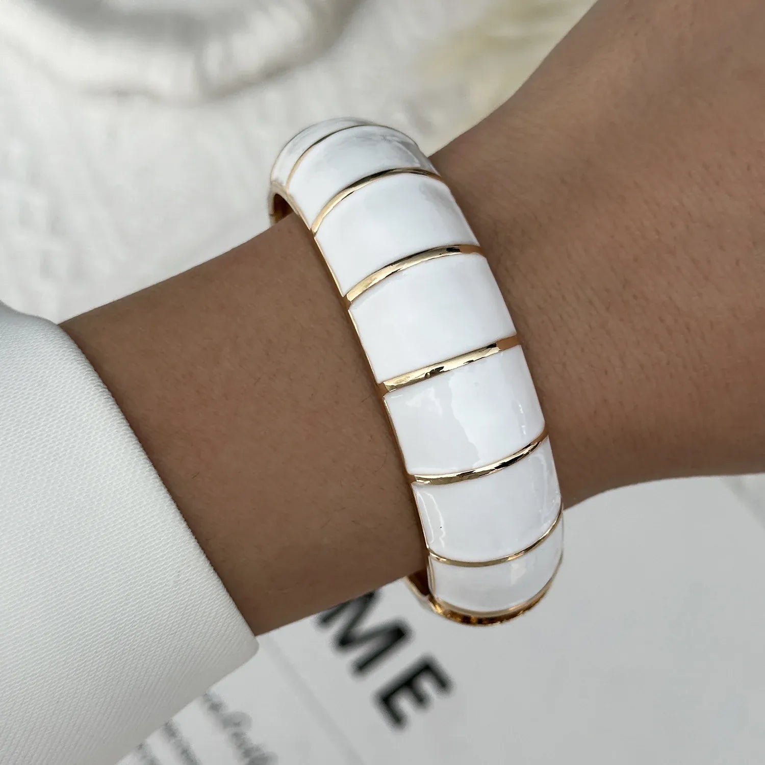 Bracelet Jonc Blanc