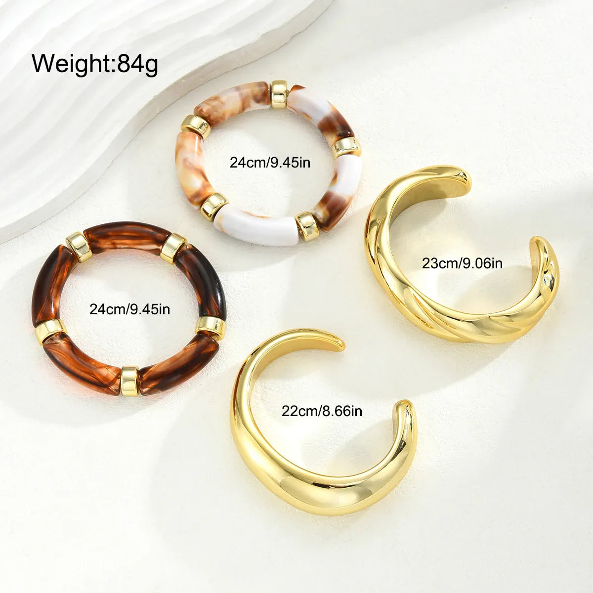Bracelet Jonc Marron