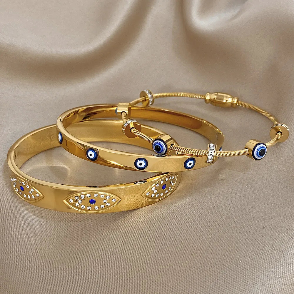 Bracelet Jonc Mauvais Oeil