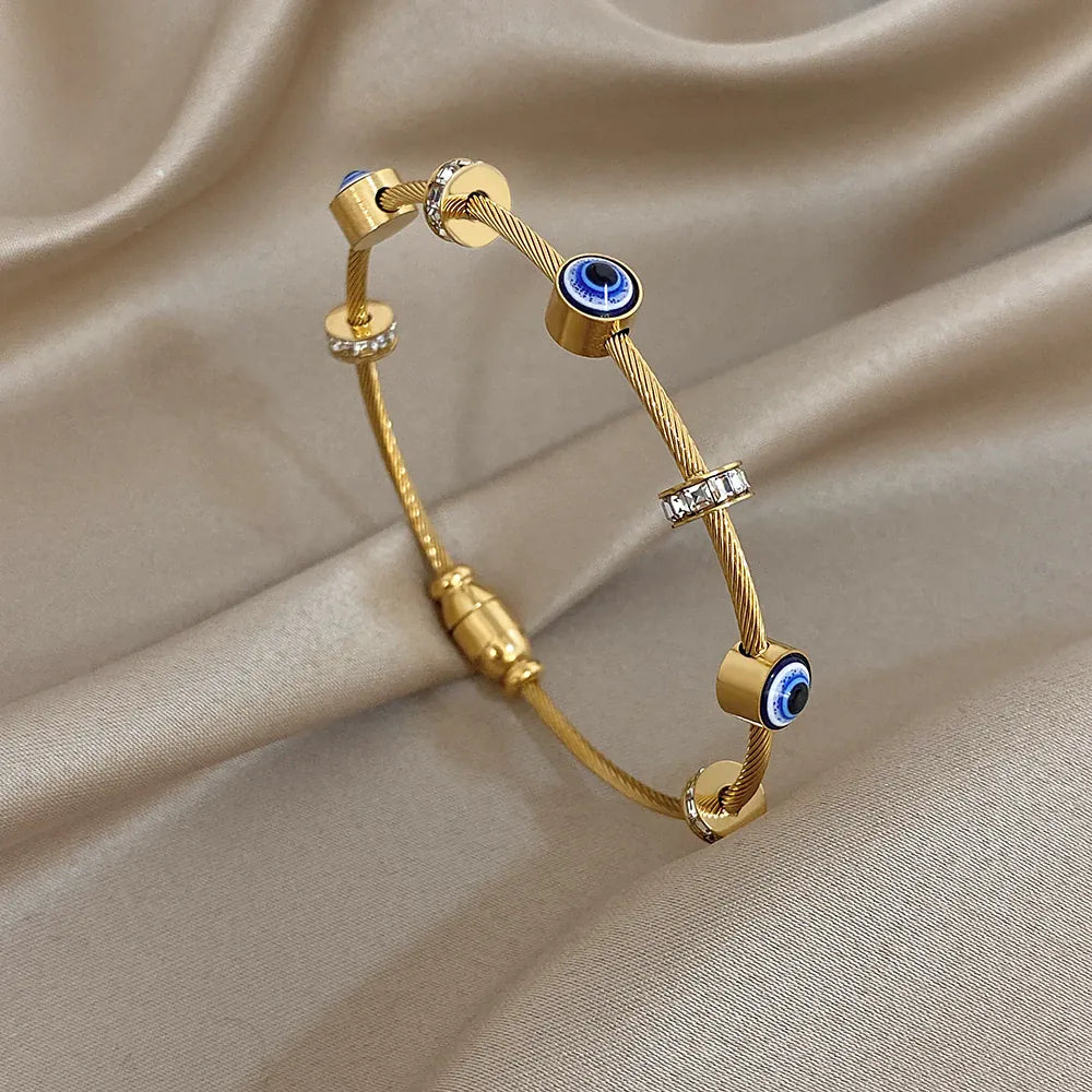 Bracelet Jonc Mauvais Oeil