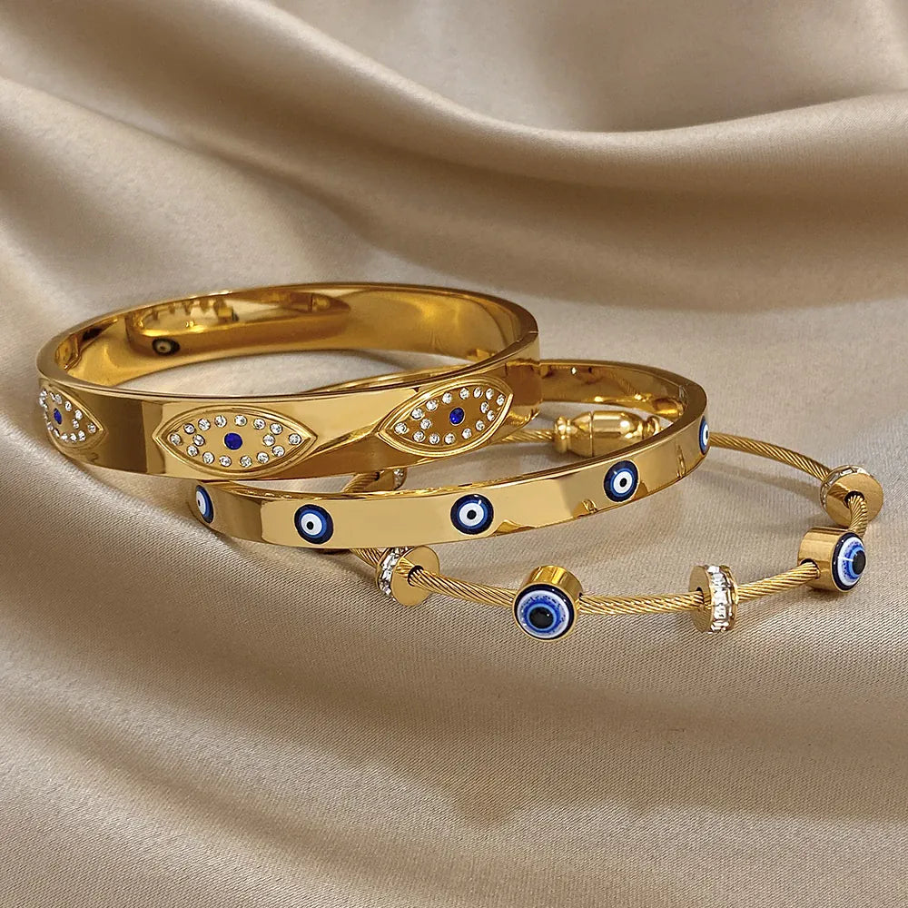 Bracelet Jonc Mauvais Oeil