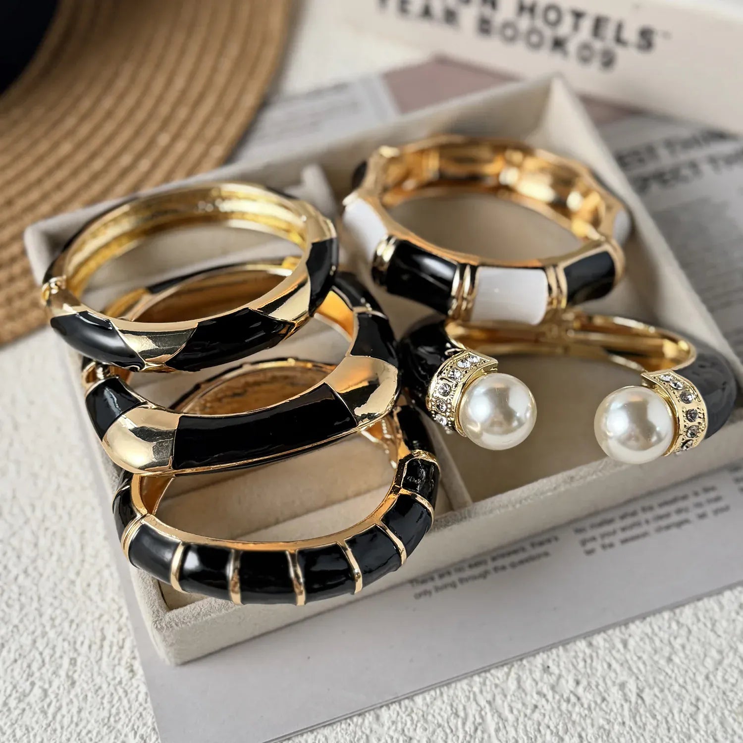 Bracelet Jonc Noir