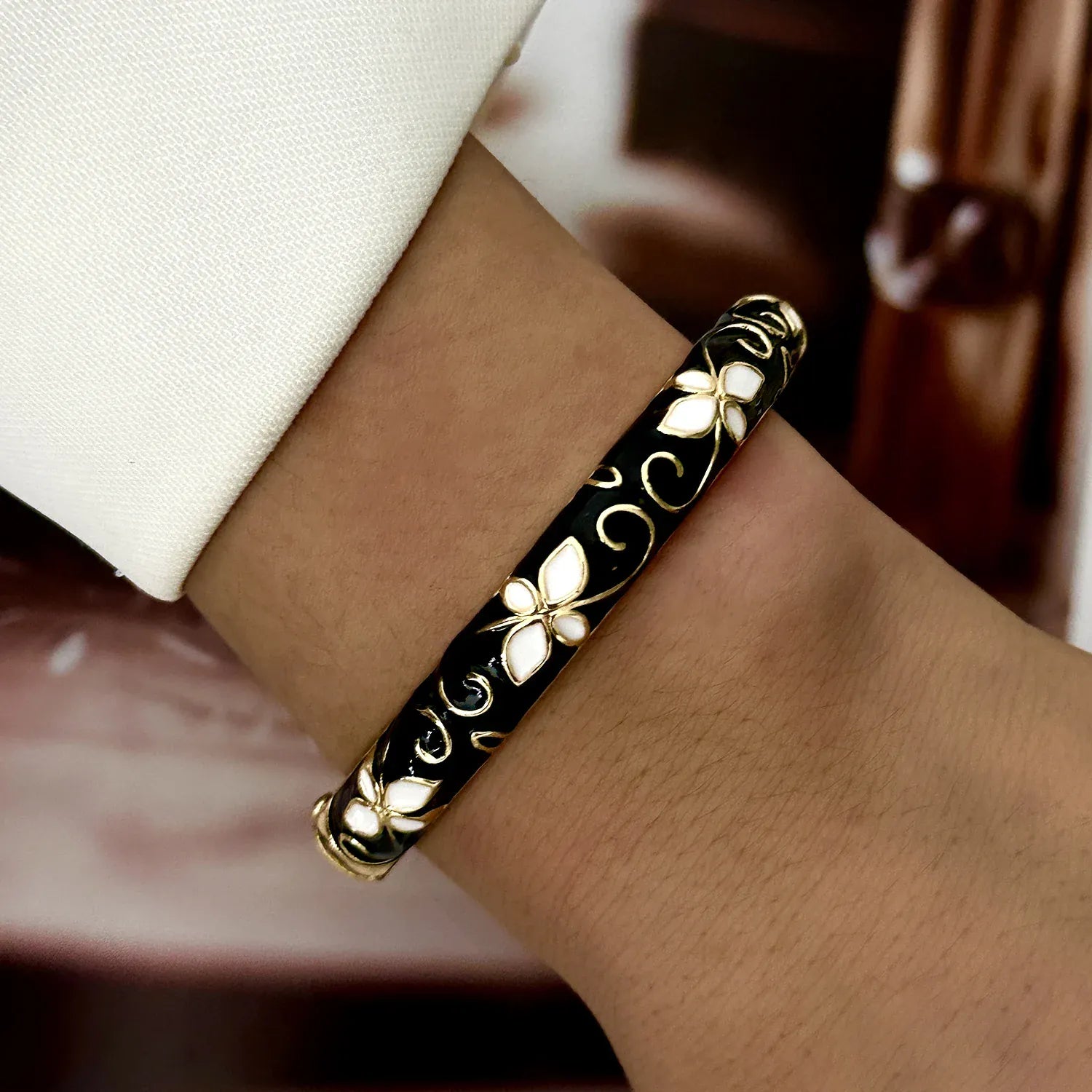 Bracelet Jonc Noir