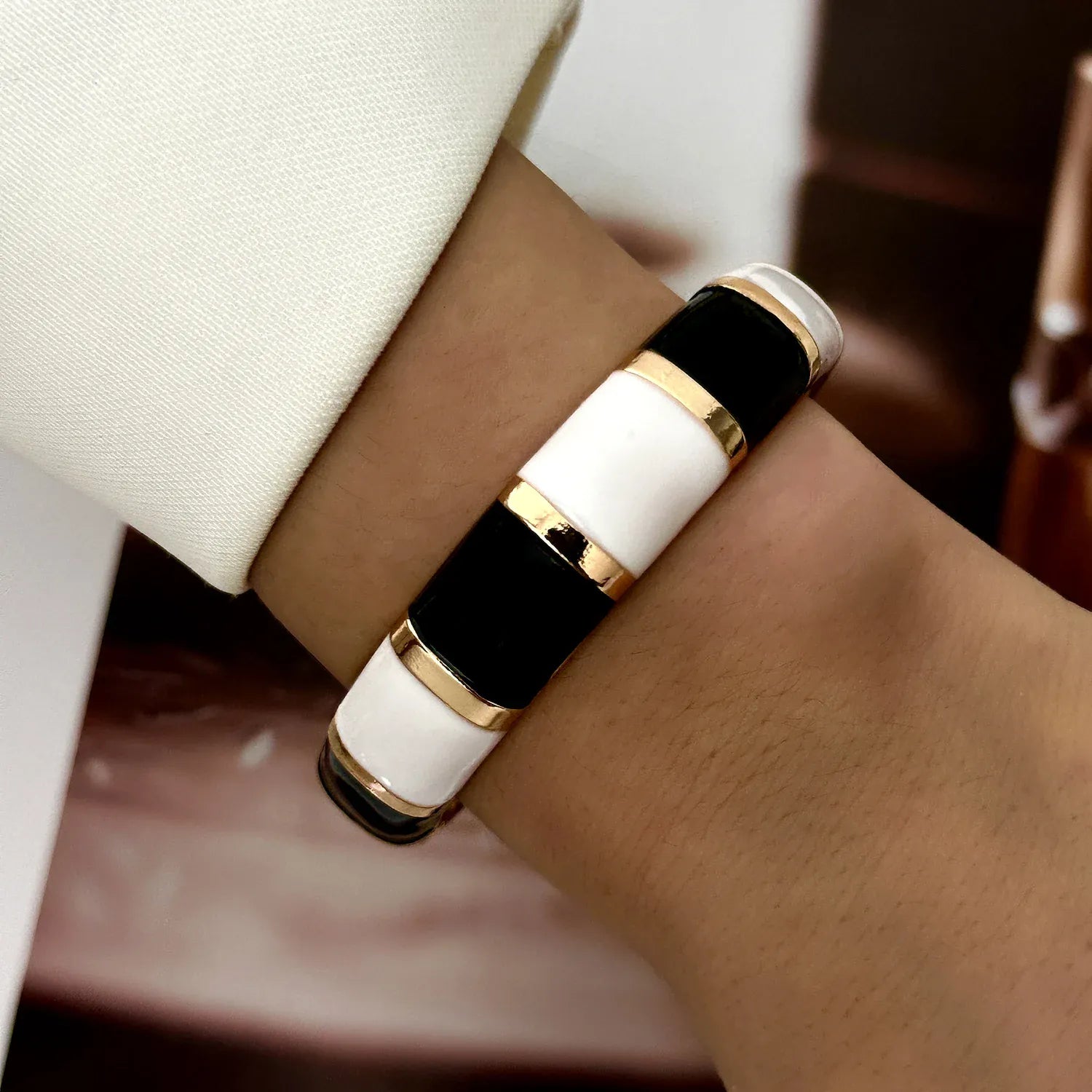 Bracelet Jonc Noir