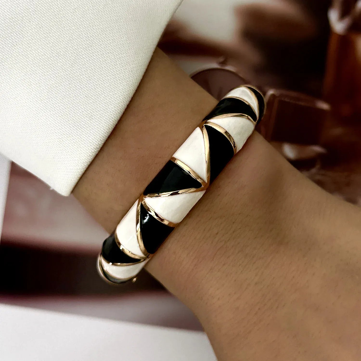 Bracelet Jonc Noir