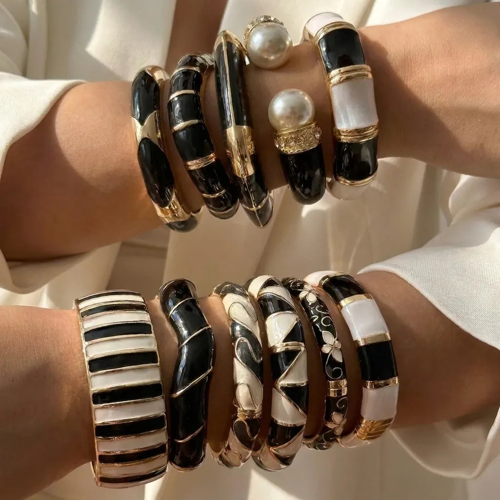 Bracelet Jonc Noir