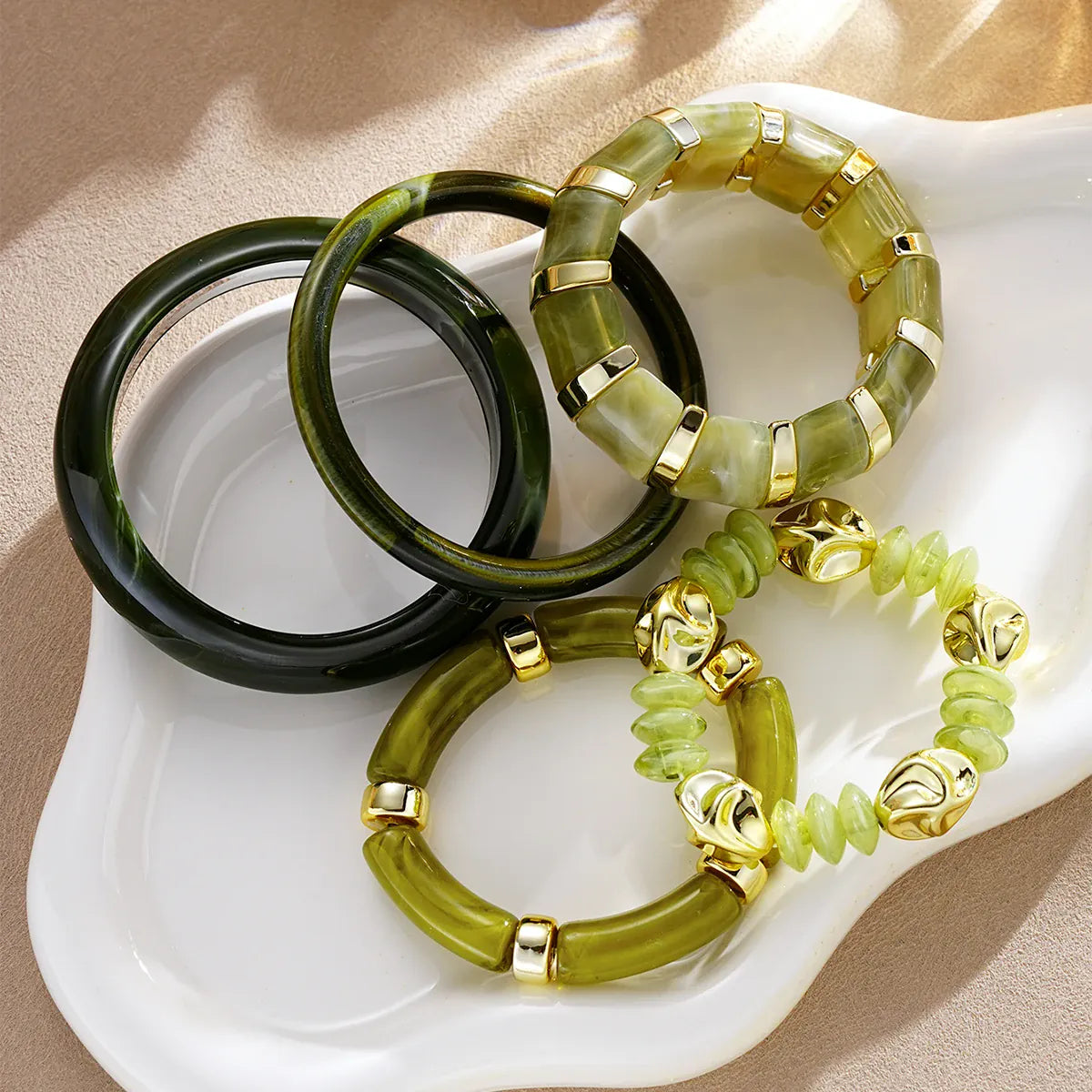Bracelet Jonc Vert