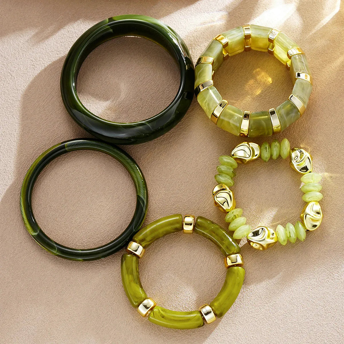 Bracelet Jonc Vert