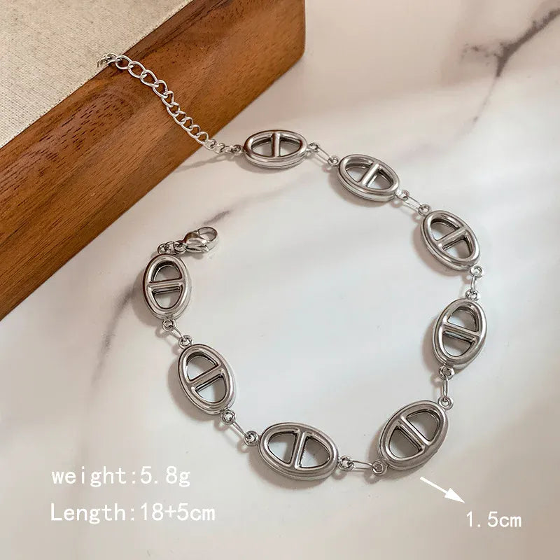 Bracelet Maillon Graine de Café