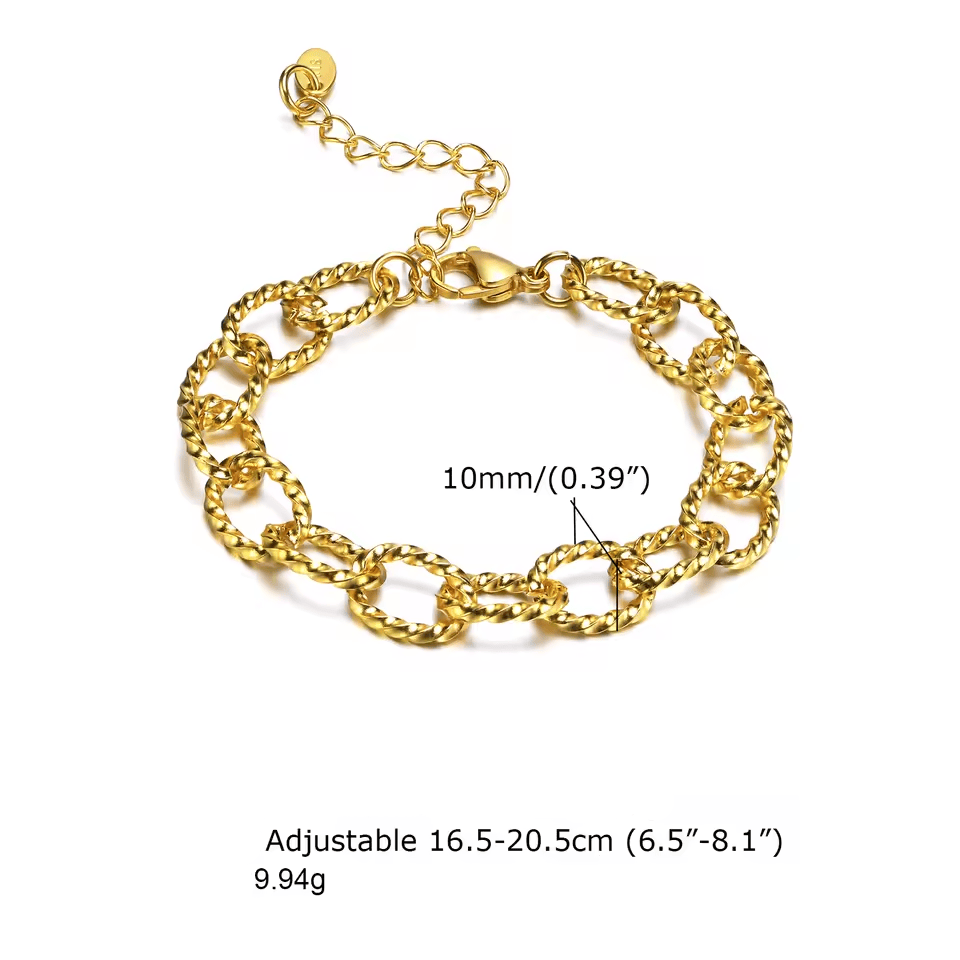 Bracelet Multi Chaine Grain de Café