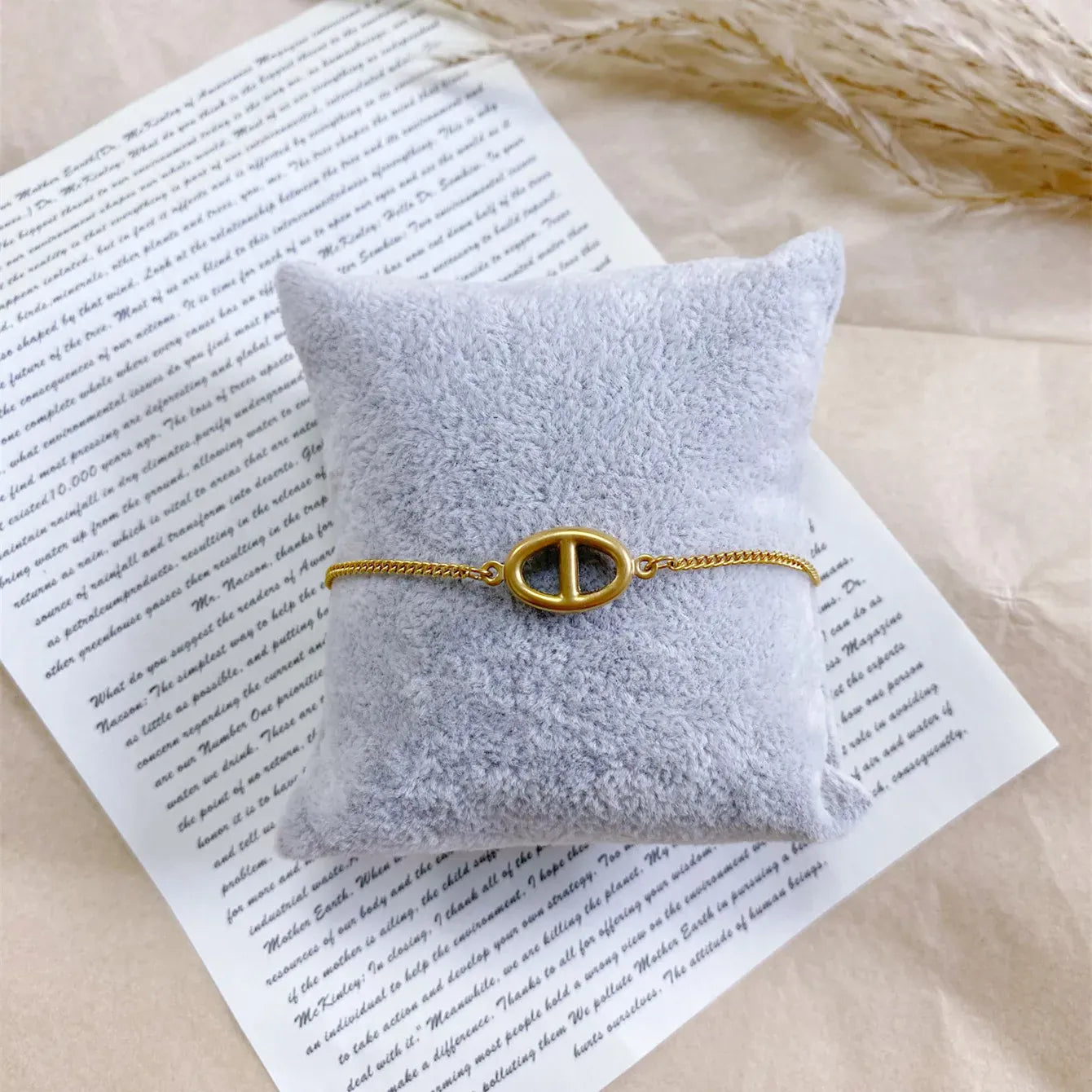 Bracelet Pendentif Grain de Café