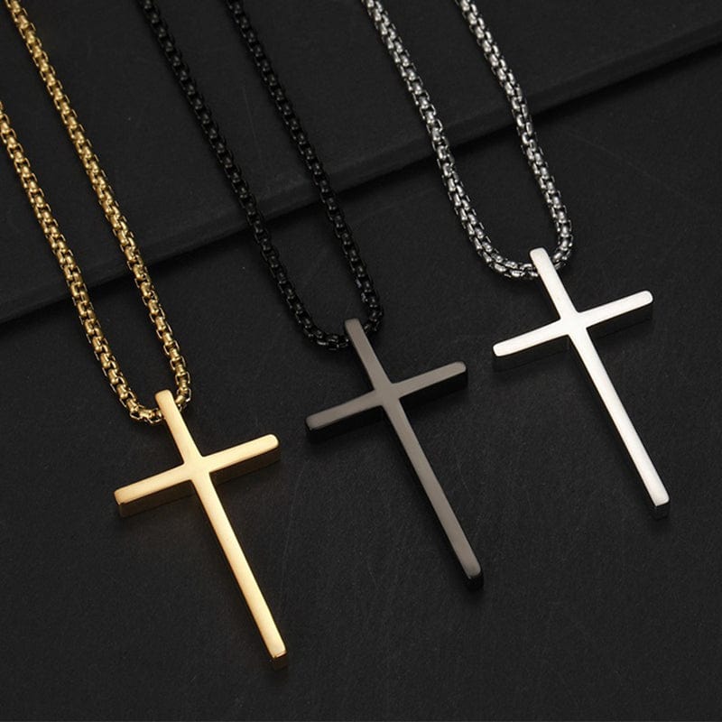 Fashion Pendentif Croix Design Bijoux Homme Amoureux Chaîne Collier Argent - Prix pas cher | SN Fashion Pendentif Croix Design Bijoux Homme Amoureux Chaîne Collier Argent - Prix pas cher | SN