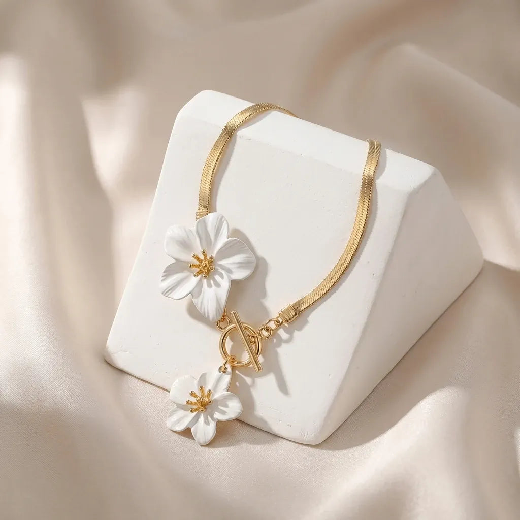 Chaine de Cheville Fleurs