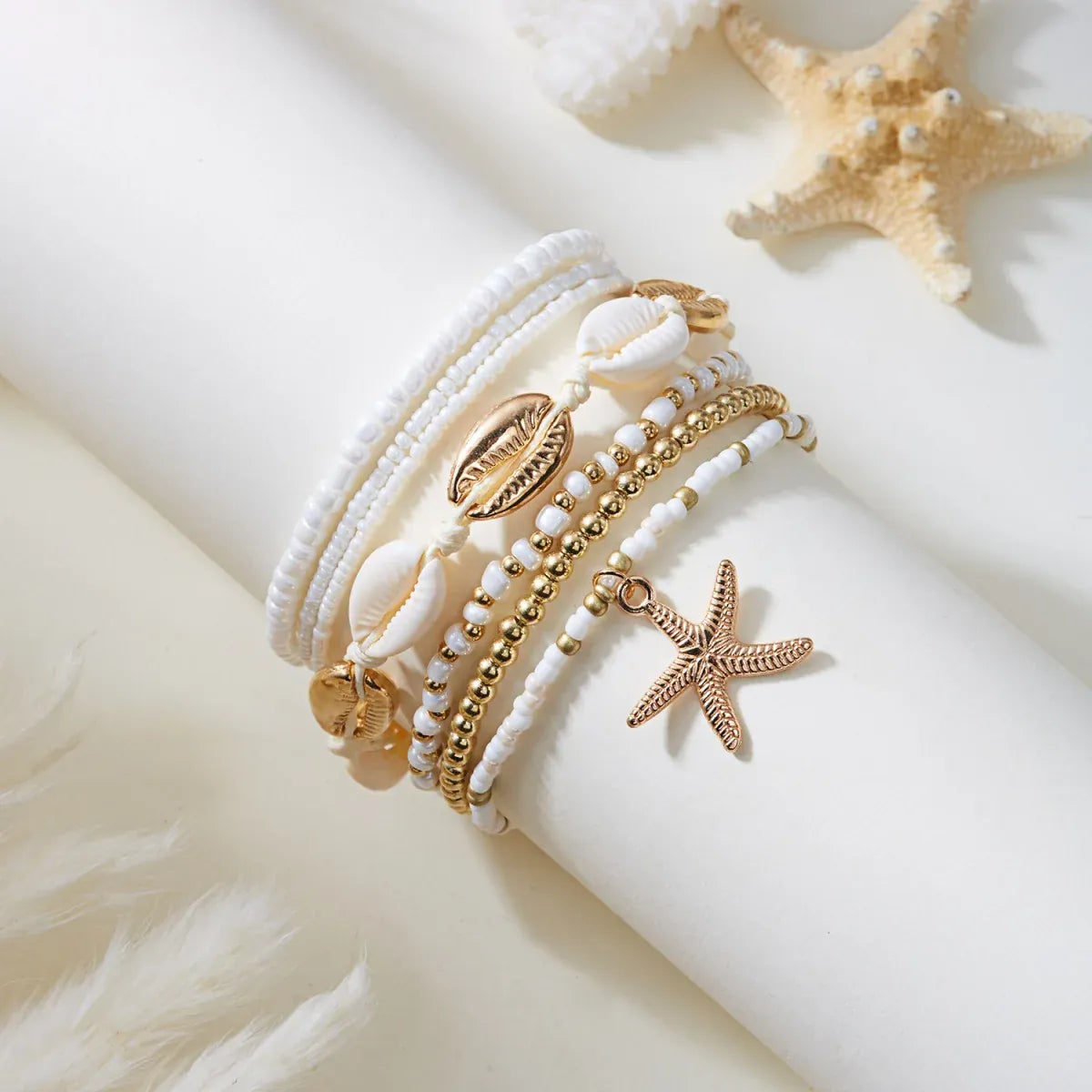 Chaine de Cheville Perle Etoile de Mer