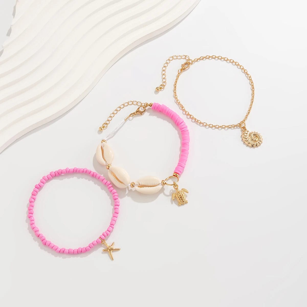 Chaine de Cheville Rose