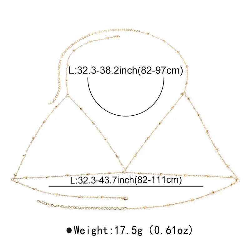 Chaine de Corps Soutien Gorge