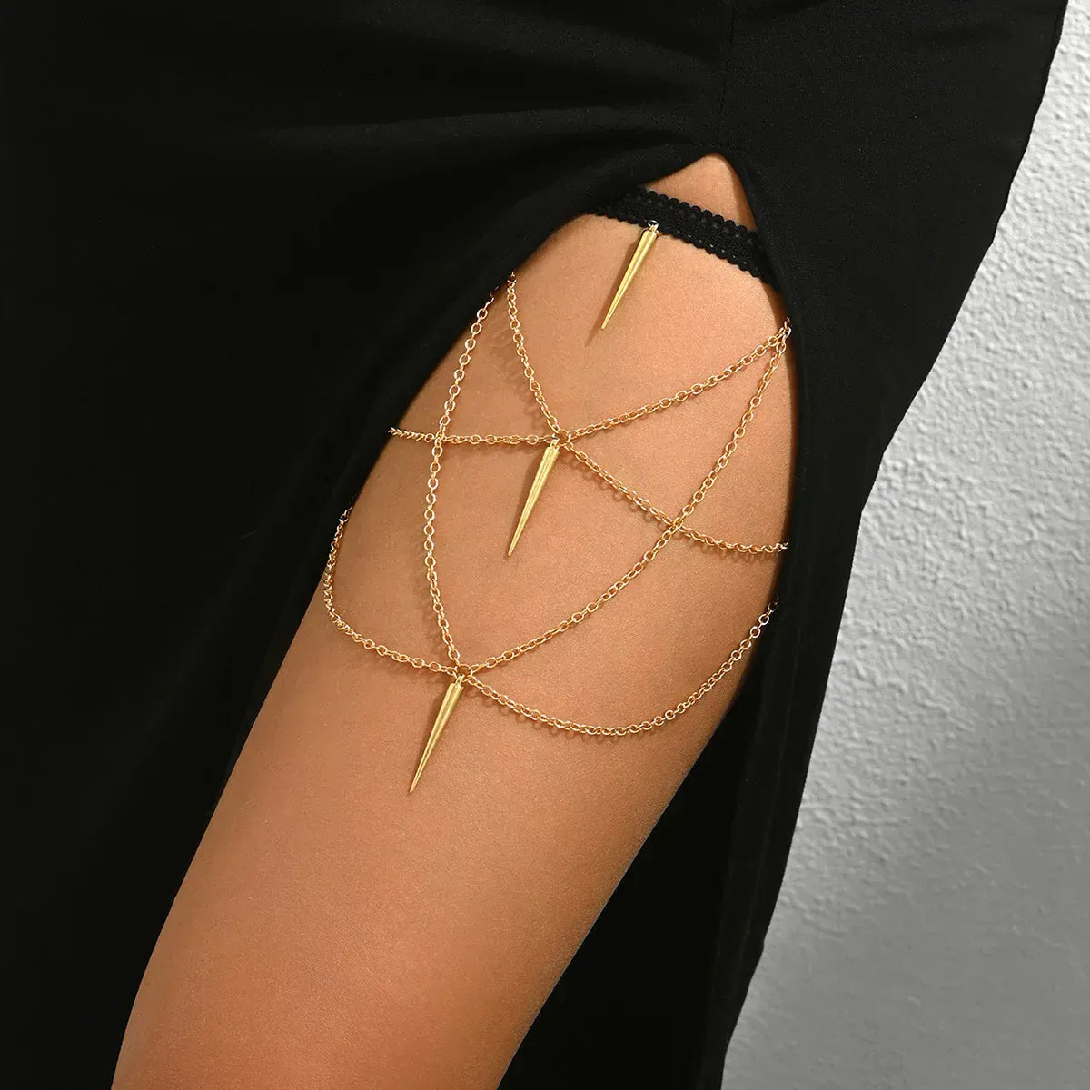 Chaine de Cuisse Pique Or