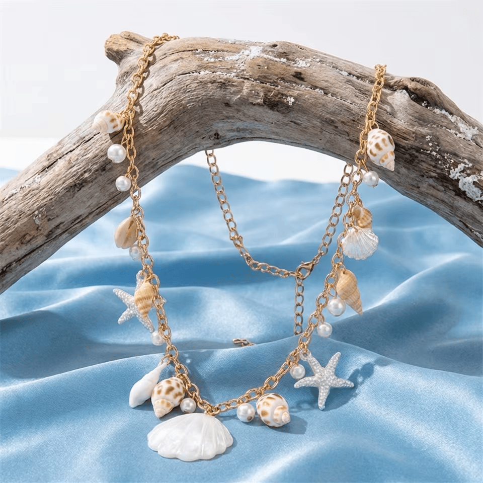Chaine de Hanches Coquillage Or